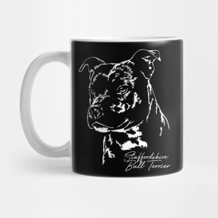 Staffordshire Bull Terrier dog portrait Mug